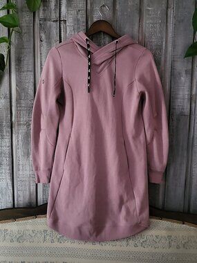 Pink Mauve Hoodie Sweatshirt Small S